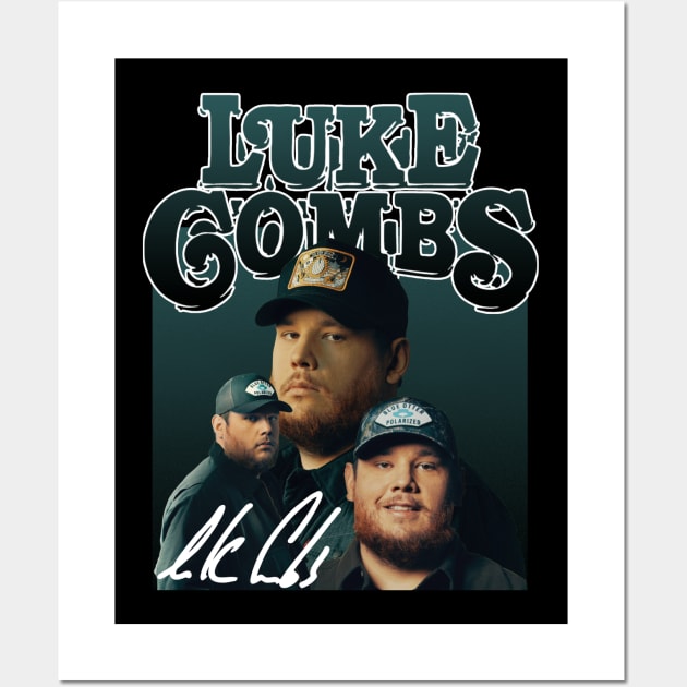 Luke Combs // 80s Vintage Style // Wall Art by BlackAlife